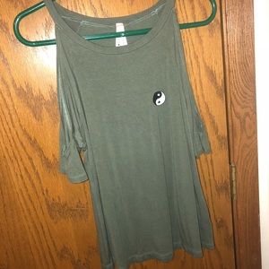 Zumiez off the shoulder top